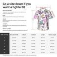 thumbnail image 6 of Lsque Summer with Flamingo pattern Hawaiian Shirt for Men, Unisex Summer Beach Casual Short Sleeve Button Down Shirts-Small, 6 of 9