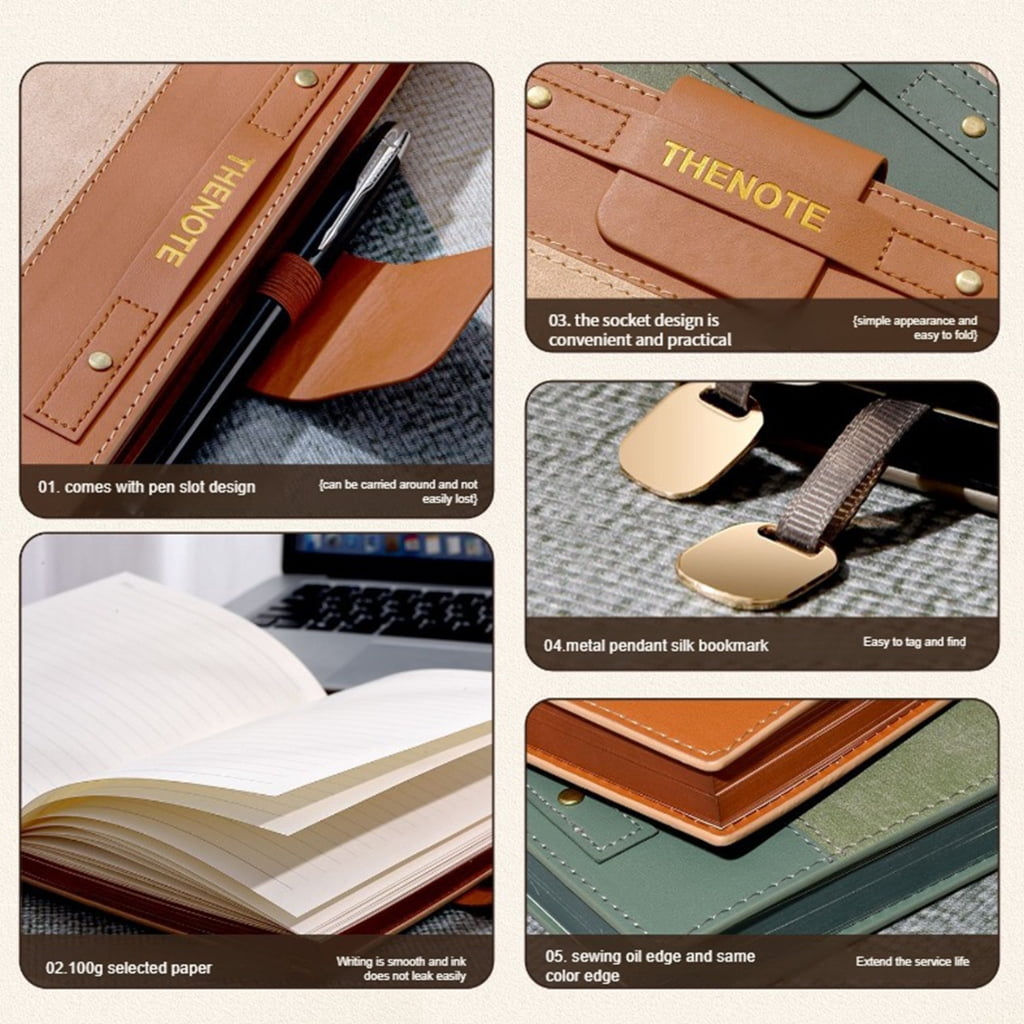 Notebook Premium Writing Paper For Smooth Inks Flows In Office School Or Travel