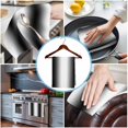 thumbnail image 3 of White Black Kitchen Towels Set of 2, Water Absorbent Dish Towel, Modern Gradient Vertical Stripes Geometric Decorative Hand Towels - Quick Drying Cloth for Cooking Baking, 18x28 Inch, 3 of 8