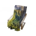 thumbnail image 4 of Fog Soft Flannel Fleece Throw Blanket, Sunrise Photo of Grassy Landed Hills with Sky of Sunbeams Picturesque Green Scenery, Cozy Plush for Indoor and Outdoor Use, 70" x 90", Multicolor, by Ambesonne, 4 of 6
