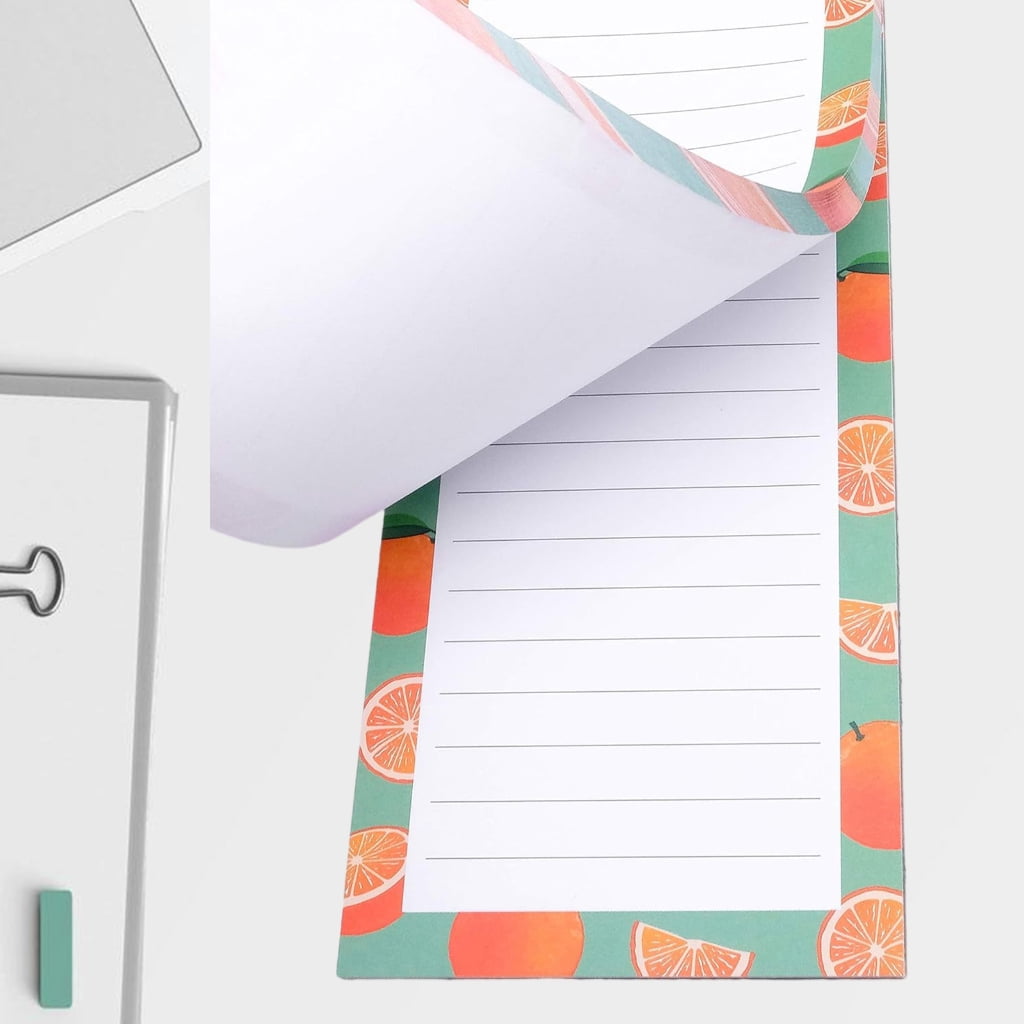 8 Pcs Magnetic Note Pads Grocery List Magnet Pad Writing Pad Magnetic Memo Pads for Study Note and Daily Memos