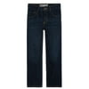 Levi's Boys 505 Regular Fit, Straight Leg, Adjustable Waist Jeans (Rigid, 7)