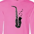 thumbnail image 4 of Inktastic Saxophone Musician Band Idea Long Sleeve T-Shirt, 4 of 5
