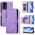 thumbnail image 2 of TCL 50 LE Case ,Zipper Handbag Wallet Leather Cover with Crossbody Detachable Lanyard Strap, 2 of 5