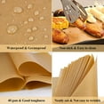 thumbnail image 4 of Cterwk 50 Pcs Parchment Paper Sheets Non Stick Precut Baking Parchment Paper for Baking，Fryer, Cooking, Oven, 12" x 12", 4 of 7