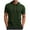 01-Army Green, variant on Ecqkame Men's Fashion Hoodies Sweatshirts Short Sleeve Workout Muscle Tops Fashion Athletic Pocket Drawstring Hooded Shirts 01-Army Green L