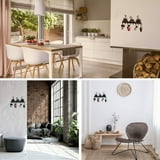 1pc Fashionable Black cute Cat Wall Key Rack - Easy Install, Durable ...