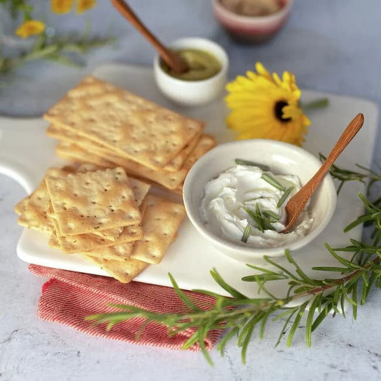 (2 pack) Schar Gluten-Free Rosemary Table Crackers with Sea Salt, 1.2 oz