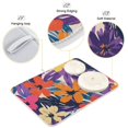 thumbnail image 4 of Yayeee Dish Drying Mat for Kitchen Counter Ultra Absorbent Easy Clean Pad 24x18", Colorful Painted Flowers Pattern, 4 of 7
