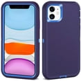thumbnail image 2 of Entronix Funda Resistente para iPhone 11, Triple Capa, Resistente a Golpes y con Protección contra Caídas, Color Azul, 2 of 5
