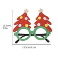 thumbnail image 4 of PVCS 2022 Christmas Glasses Frame Cartoon Stereo Glasses Party Props - Snowman, 4 of 5