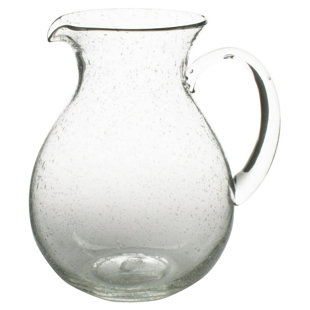 Tag Bubble Glass Pitcher