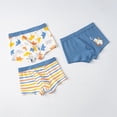 thumbnail image 3 of GYRATEDREAM Toddler Baby Boys Soft Cotton Underwear Kids Cartoon Print Breathable Comfy Boxer Briefs Undies Children Assorted Panties for 3-11 Years, 3 of 4