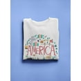 thumbnail image 3 of America Doodle. Sweatshirt Women -Image by Shutterstock, Female Large, 3 of 4