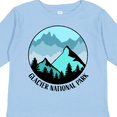 thumbnail image 4 of Inktastic Glacier National Park Montana Mountains Boys or Girls Long Sleeve Toddler T-Shirt, 4 of 5