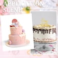 thumbnail image 4 of 1 Box 27 Styles Happy Birthday Cupcake Toppers Acrylic Mirror Cake Topper Bulk Plastic Gold Silver Pink Shiny Non Edible Cakes Decorations, 4 of 6