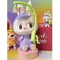 thumbnail image 2 of Figura de anime auténtica Labubu Abutilon Pictum lámpara púrpura Labubu Kawaii muñeca decoración de mesita de noche lámpara figura juguete de Halloween regalo, 2 of 4
