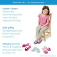 thumbnail image 2 of Melissa & Doug Role Play Collection - Step In Style! Dress-Up Shoes Set (4 Pairs), 2 of 5