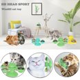 thumbnail image 2 of Cat Toys, Interactive Windmill Cat Toy Turntable Teasing Chew Toy Catnip Kitty Toys for Indoor Cats, Funny Kitten Toys Cat Scratching, 2 of 9