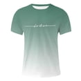 thumbnail image 5 of Mens T Shirts Casual Quality Slim Fit Crew Holiday Tee Tops Workout Gym Shirts, Short Sleeve Active Running Athletic Tee Tops, 5 of 5