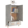 thumbnail image 5 of vidaXL Highboard Concrete Grey 70x31x115 cm Engineered Wood, 5 of 5