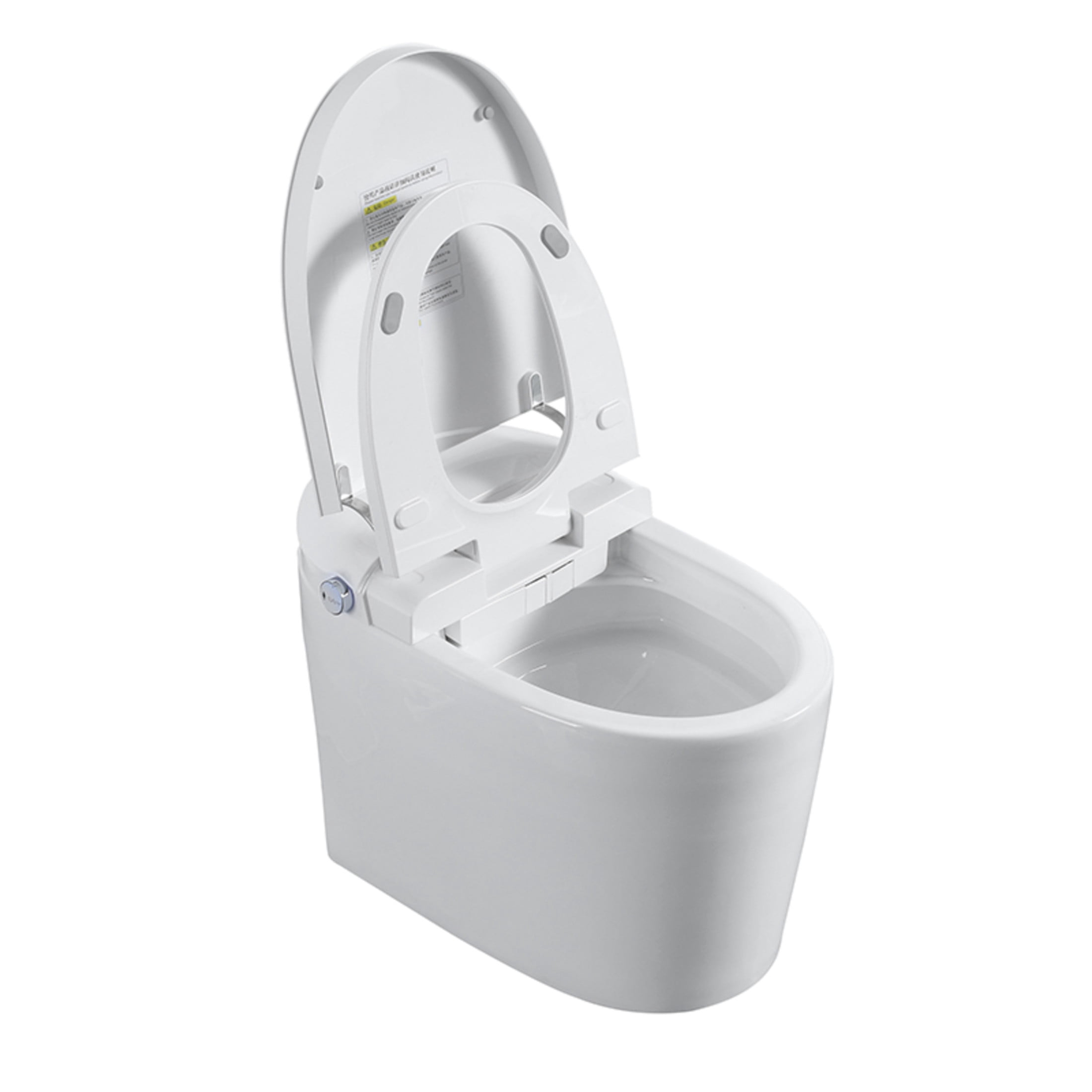 Noble House One-Piece Tankless Smart Toilet with Bidet, Automatic Flush and Heated Seat & Warm Air Dryer, White