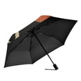 thumbnail image 2 of FORMRS Travel Umbrella Folding Auto Open Close Windproof Rain UV Protection, Black Fish Pattern, 2 of 8