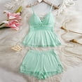 thumbnail image 4 of Womens Sweetness Cami Set Lace Camisole Lingerie Nightwear Sexy Pajamas Lounge Sets, 4 of 7