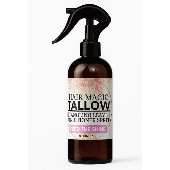 HAIR MAGIC: Tallow Leave-In Conditioning & Detangling Spray