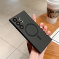 thumbnail image 3 of Luxury Magnetic Wireless Charging For Magsafe Cases For Samsung S22 S23 S24 Ultra Plus S21 Fe Shockproof Soft Bumper Back Cover, 3 of 5