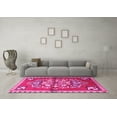 thumbnail image 3 of Ahgly Company Indoor Round Persian Pink Traditional Area Rugs, 6' Round, 3 of 4