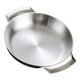 thumbnail image 2 of BRIGHTFUFU Placa de acero inoxidable bandeja de bandeja Servicio de bandeja de bandeja de acero inoxidable Plato de comida plateado, 2 of 7