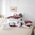 thumbnail image 6 of Homewish Xmas Cartoon Gnome 7-Piece Twin Bedding Sets For Teens Boys Girls,Red Black Plaid Truck Bedding Comforter Set,Merry Christmas Breathable Sheet Sets,Ultra Soft Home Decor,Reversible, 6 of 8