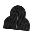 thumbnail image 4 of 2 sujetalibros decorativos, topes para libros, modernos y resistentes, para estanterías, revistas, libros de cocina y escritorios. Negro, 4 of 8