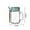 Gray, variant on WNEXOPE 2 Pack Overnight Oats Containers with Lids and Spoons 10 Oz Glass Mason Jars for Overnight Oats Jars Leak Proof Oatmeal Container for Cereal Fruit Vegetable Milk Salad Yogurt