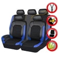 thumbnail image 1 of Funda de asiento de coche con costura tipo sándwich de cuero sintético y cuero artificial para Europa y Oriente Medio, 1 of 4