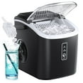 thumbnail image 1 of Simzlife Countertop Ice Maker with Handle,Portable Ice Machine with Basket and Scoop, 9 Bullet Ice In 6 Mins, 26Lbs/24H, Self-Cleaning, 1 of 8