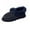 Dark Blue, variant on Womens Moccasin Slippers Faux Fur Lining Warm Comfort Indoor Outdoor Casual House Shoes Dark Blue