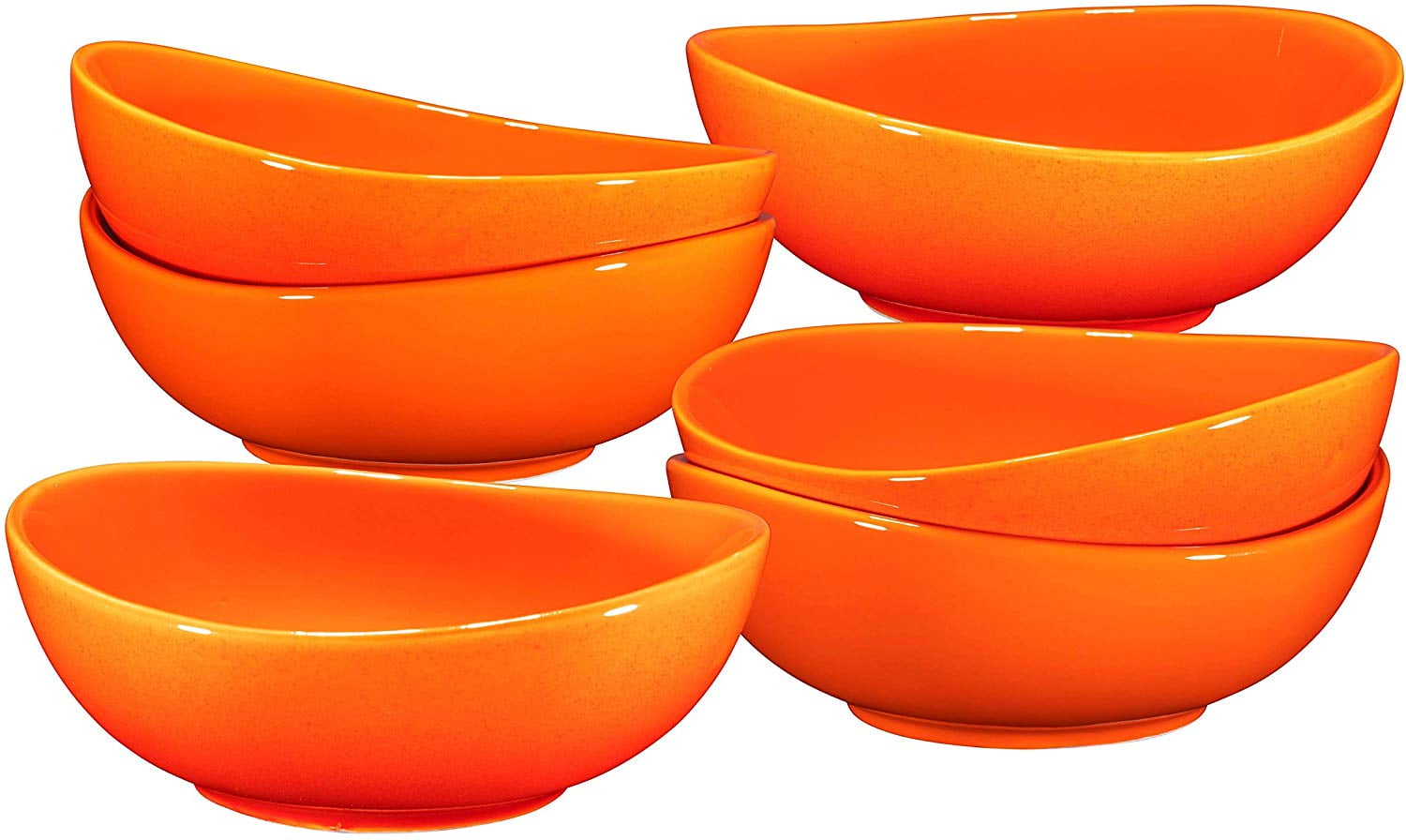 Bruntmor Ceramic Dessert Bowls Set 18 Oz Durable Nontoxic Ceramic