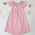 thumbnail image 6 of MGDXOX Women's Vintage Victorian Nightgown Off The Shoulder Princess Padded Bra Sleep Dress Nightdress Lady's Loungewear Pink L, 6 of 9