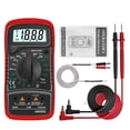 thumbnail image 1 of Digital Multimeter AC/DC Ammeter Volt Ohm Multimetro Tester Meter With Thermocouple LCD Backlight Portable ,Widely Used, 1 of 6