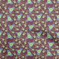 thumbnail image 1 of oneOone Cotton Cambric Pink Fabric Kids Floral Diy Clothing Quilting Fabric Print Fabric By Yard 42 Inch Wide, 1 of 4