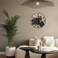 thumbnail image 5 of Wall Clock Decorative - Vintage Black Motorcycle Print 2D Vintage Wall Clocks Battery Operated Silent Non-Ticking for Bedroom, Living Room, Kitchen, Office, Classroom, 10 Inch, 5 of 7