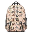 thumbnail image 3 of Black Cute Dachshund Dog and Wine Backpack for School,Cute School Bag,Schoolbag with Adjustable Shoulder Straps & Padded Back,16.9 Inch, 3 of 5