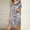 Silver, variant on BILIKEYU Women's Short Sleeved Nightgown, 2 Piece Sets for Women, Women's Nightgowns & Sleepshirts, Pajamas for Women Set