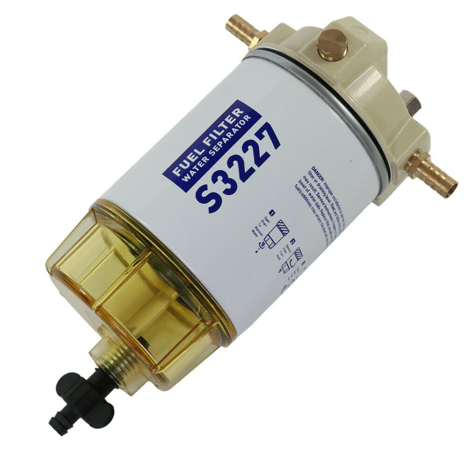 Fridayparts 320RRAC01 for Racor SpinOn Fuel Filter/Water Separator