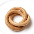 thumbnail image 7 of 12Pcs Wood Napkin Rings, Wood Circles for Macrame Napkin Buckles, Napkin Ring Holders for Farmhouse,Wedding,Table Decor, 7 of 7
