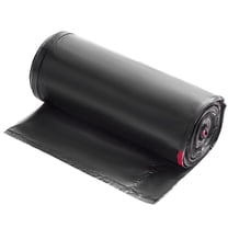 30 Gallon Trash Bags 50 Count - Drawstring Kitchen Garbage Bags, Extra Thick 0.98 MIL, Tall Black Trash Can Liners for Home, Office, RV, Camping