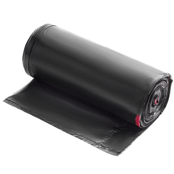30 Gallon Trash Bags 50 Count - Drawstring Kitchen Garbage Bags, Extra Thick 0.98 MIL, Tall Black Trash Can Liners for Home, Office, RV, Camping