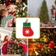 thumbnail image 5 of Juego de cuchillos y tenedores de tela de fieltro para fiestas Fiudx Adornos navideños Mini árbol de Navidad, 5 of 6